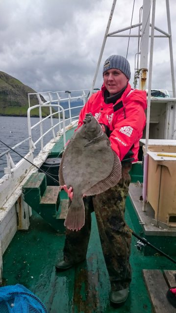 Ally with a good boat caught plaice