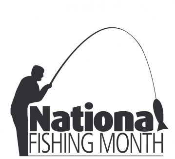 national fishing month logo