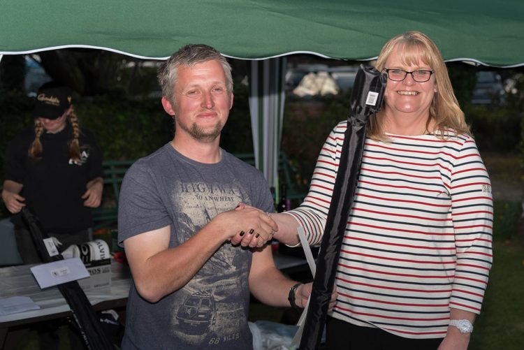 Ladies winner Helen Molloy