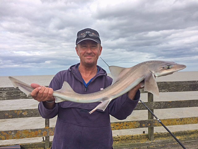 Mark with his Walton Pier hound