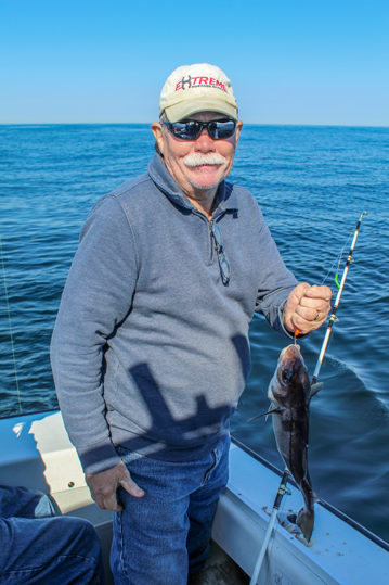 Ralph with a Maine haddock