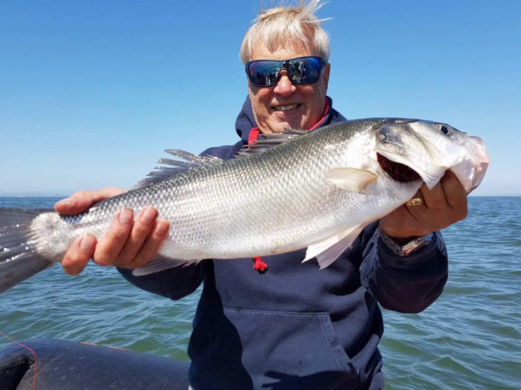 Brian with one of the bass
