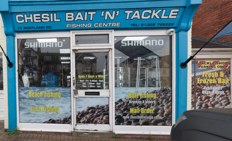 Chesil Bait N Tackle frontage