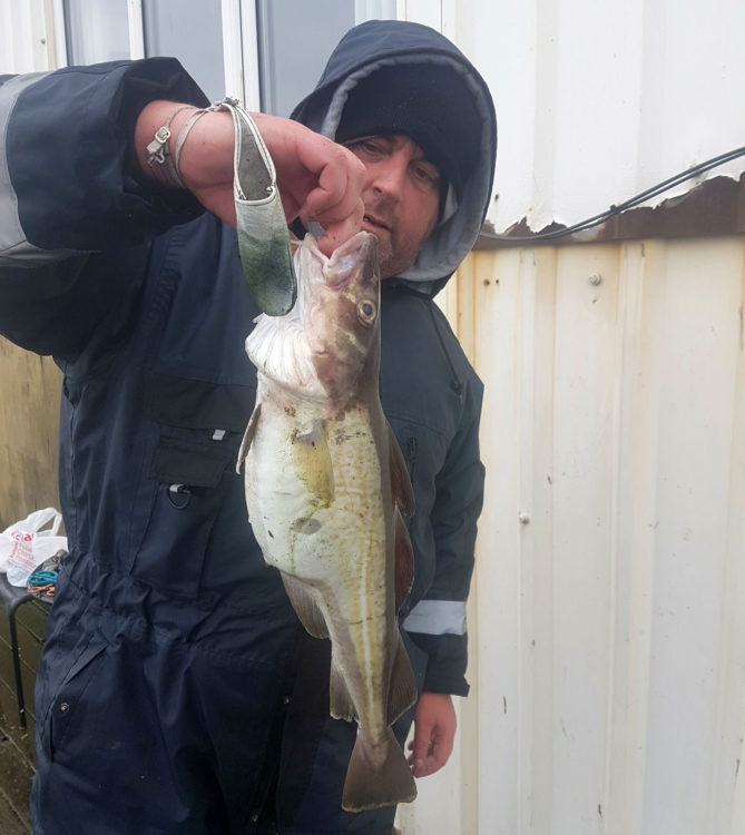 Paul Fulcher with his codling