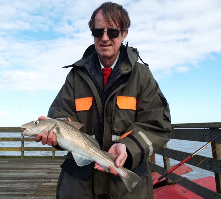 Sudbury angler David Backler with a codling