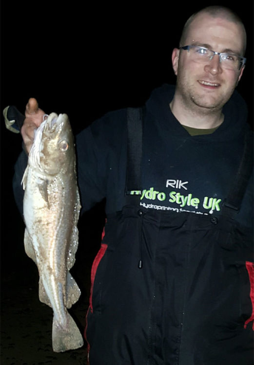Nik Chippendale with his cod