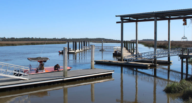At the dock in Georgia