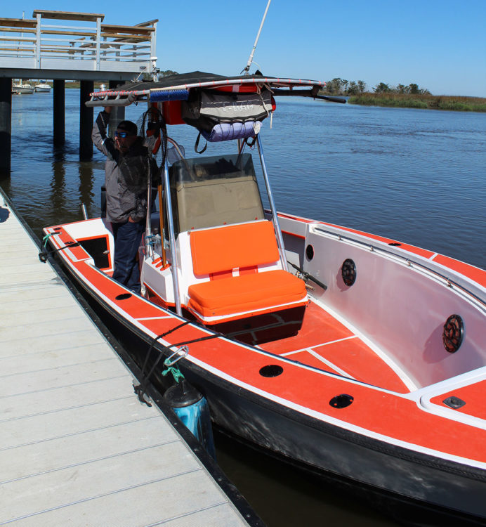 Mad Shark Charters at the dock