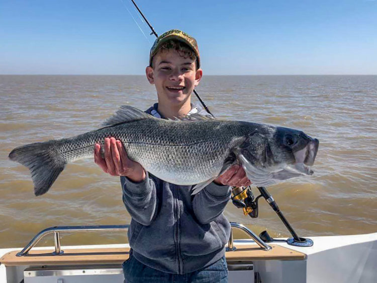 Charlie Wheeler with his 12lb 2oz bass