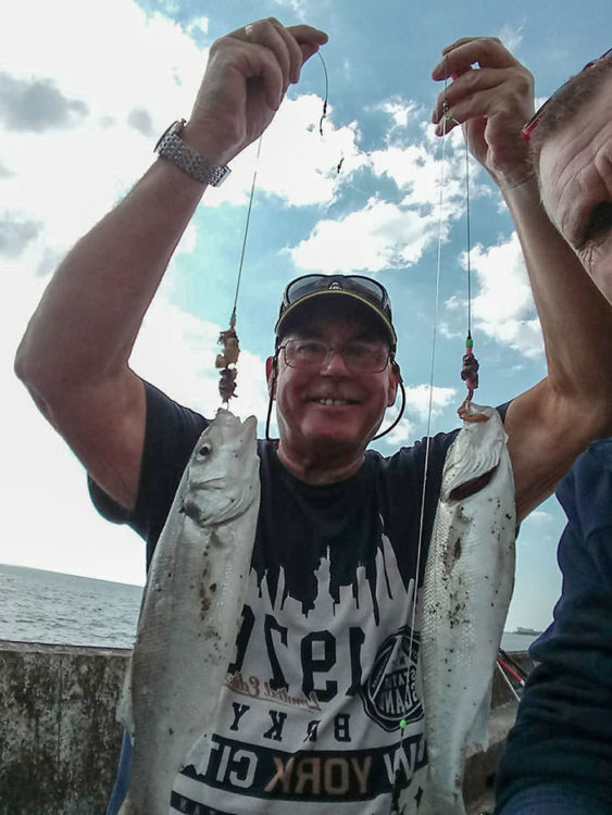 David Wilson with a double shot of bass from the Gynn Wall