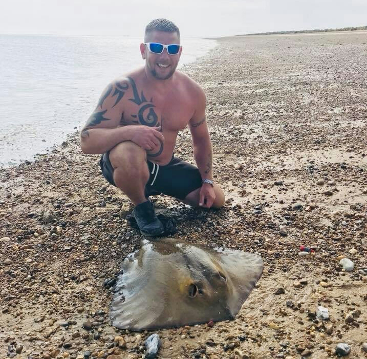 Craig Bradshaw with his 43lb stinger