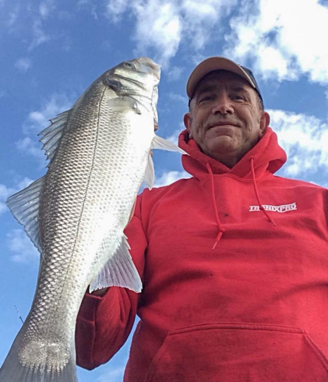 The author with a bass landed today