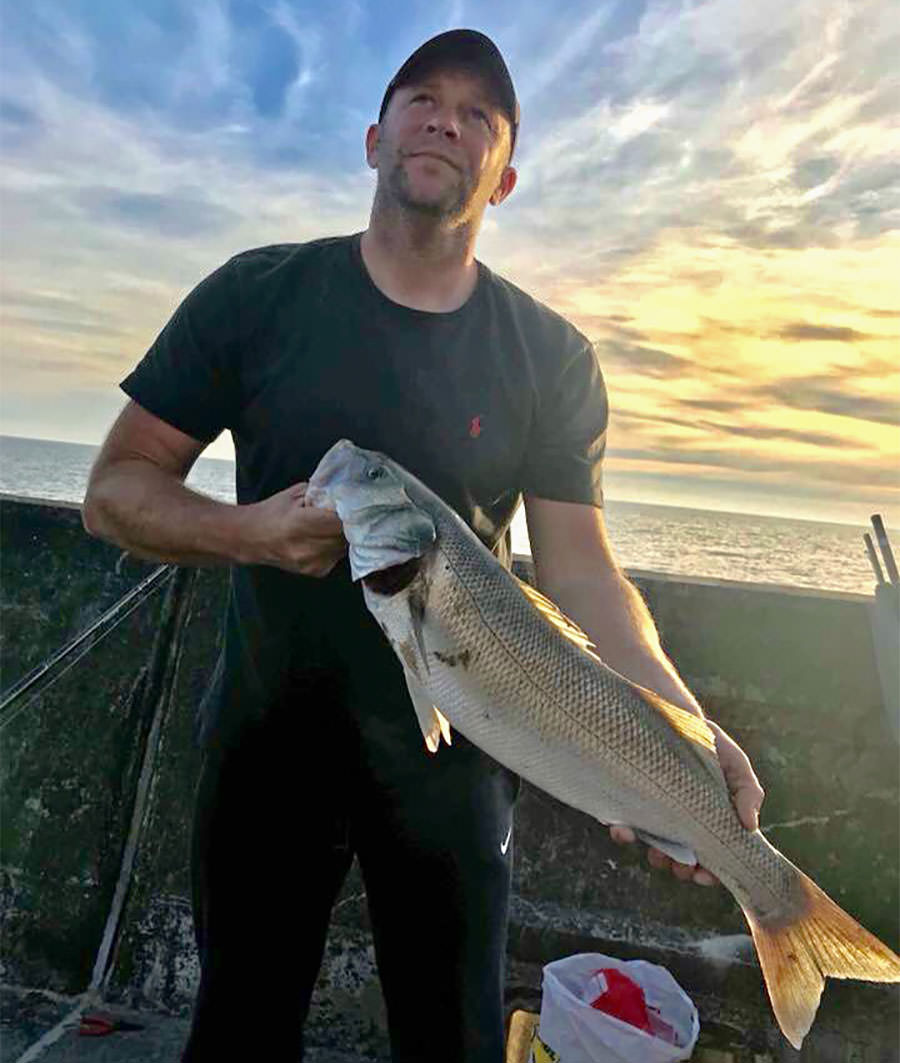 Gareth Gardiner with his Cavendish Steps bass