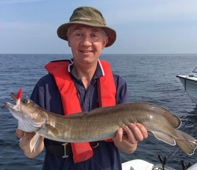 Jonathon Hall with his ling