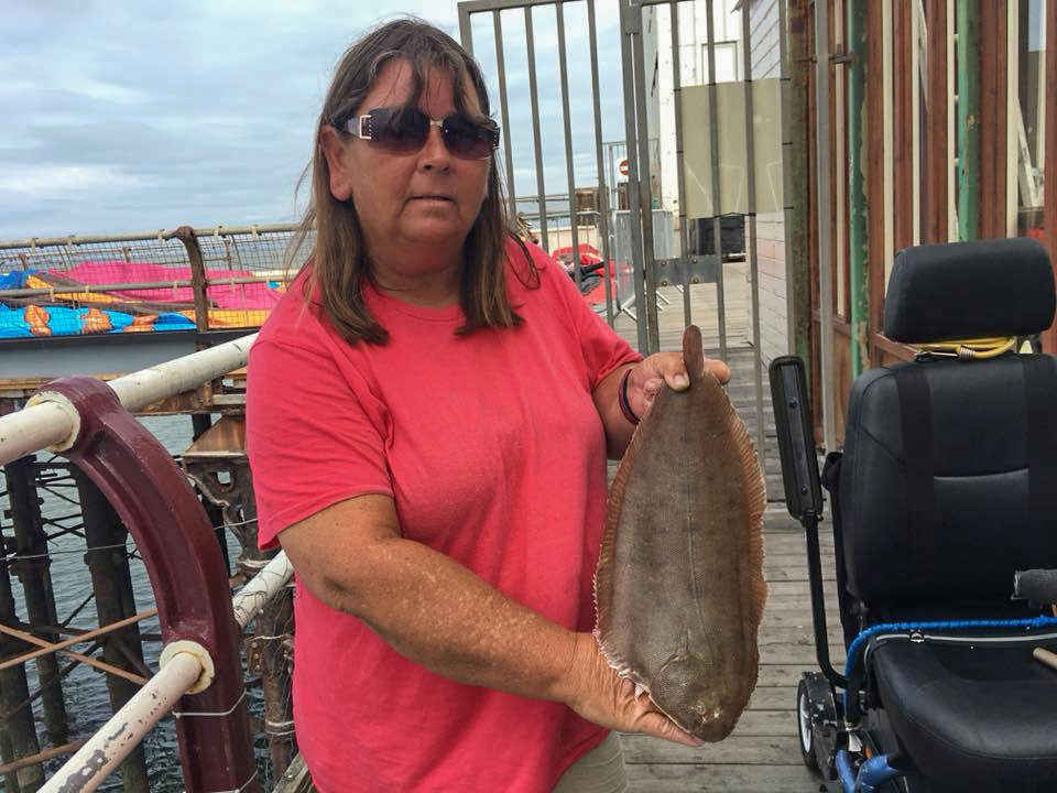 Tracey with her sole