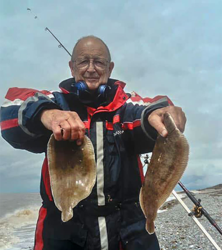 John Hughes with his two sole