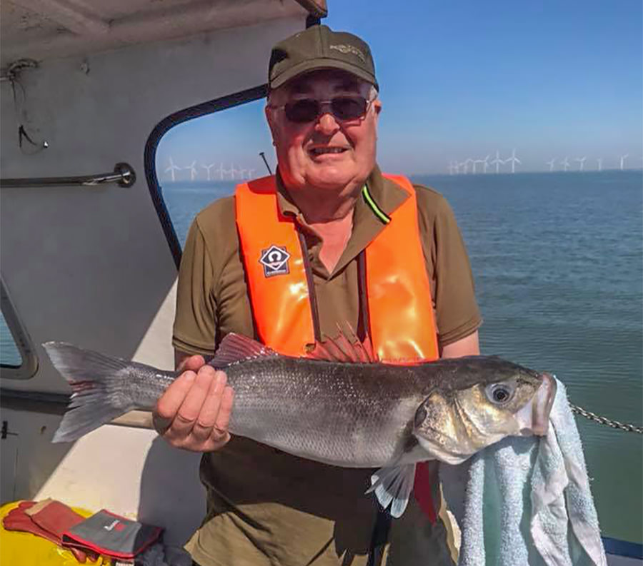Ted Sargent with his bass
