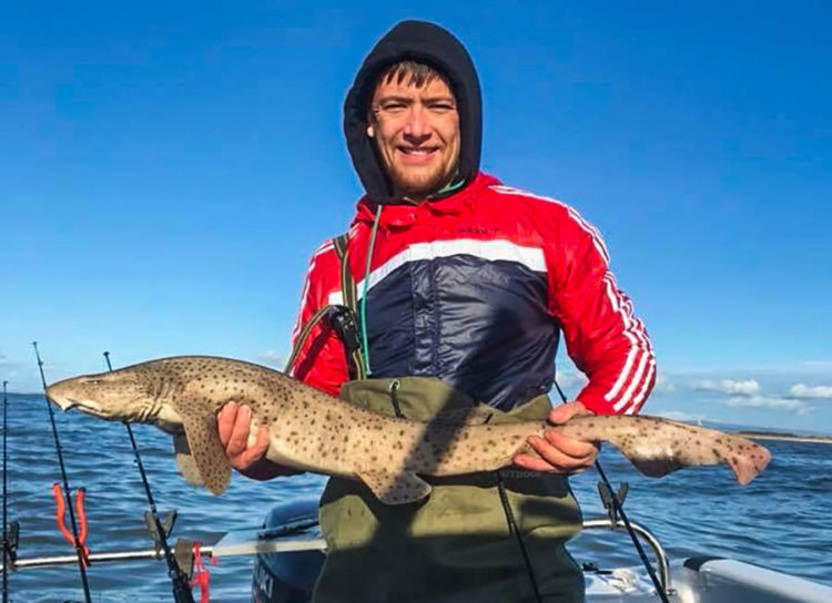 Jacques with his biggest fish to date