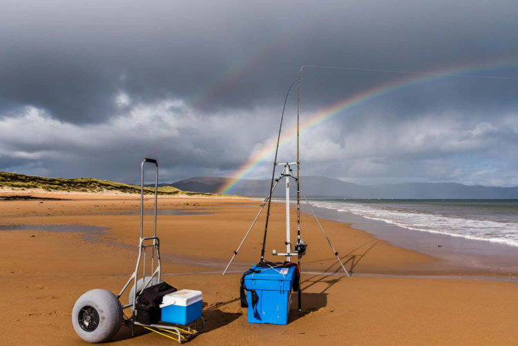 Rainbow over Embo beach