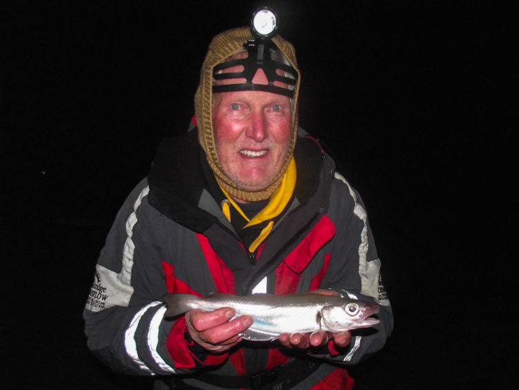 Third placed Alan Steadman with a nice whiting