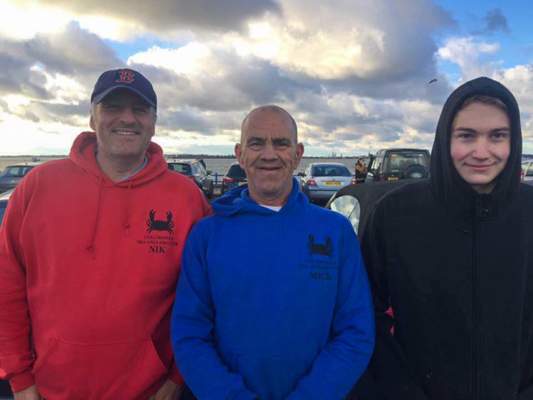 Colchester Sea Angling club winners