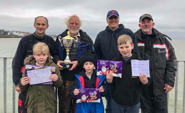 Winners of the Walton Pier Boxing Day and a great time was had by all