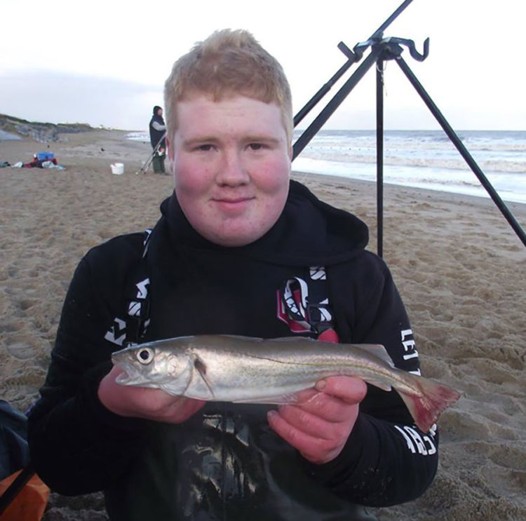 Comp winner Dylan with a whiting