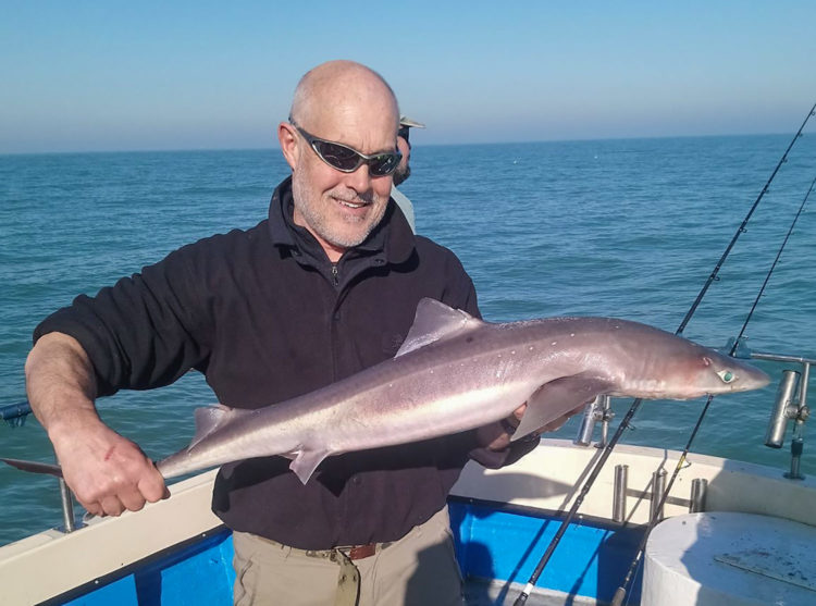 Rob Lee in on the act with a spurdog