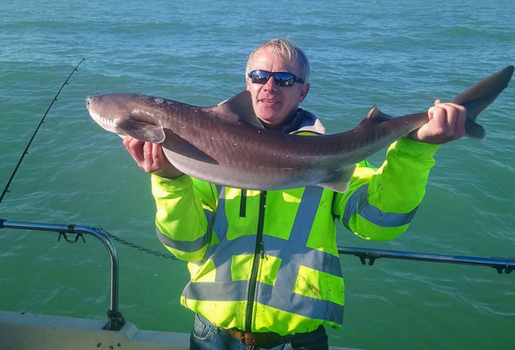 Steven Whiting with an 18lb spurdog