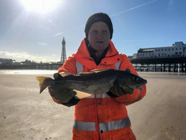 Stephen Roe with a codling