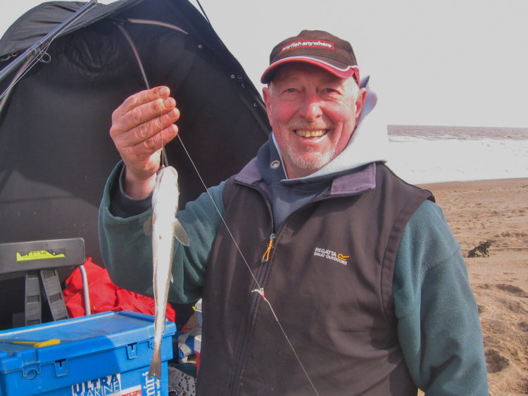 Fourth placed Garry Hutson with the longest round fish