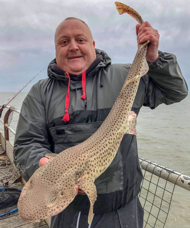 Anthony Gouldthorpe with his cracking bull huss