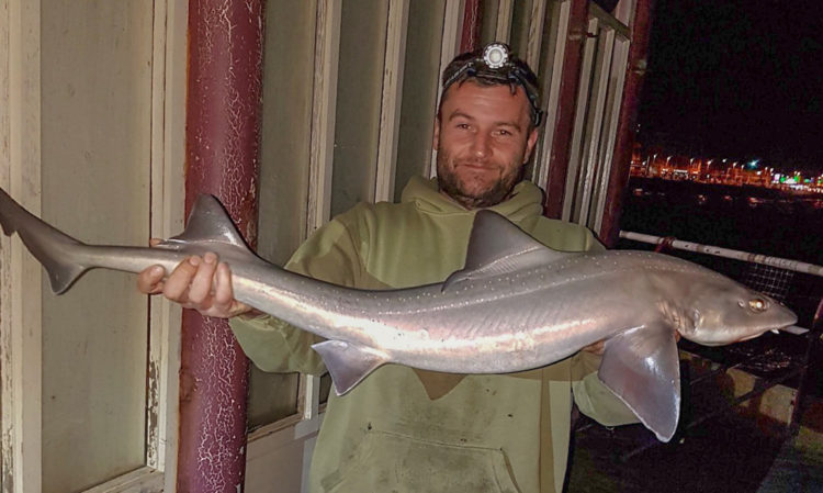 Dave Tommany with the biggest hound