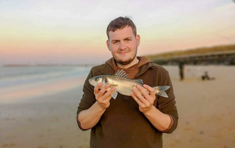 A typical Sea Palling school bass