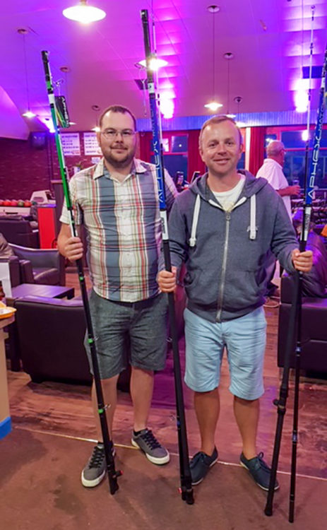 Walton Pier Club members Dean Parker and Dan Winter