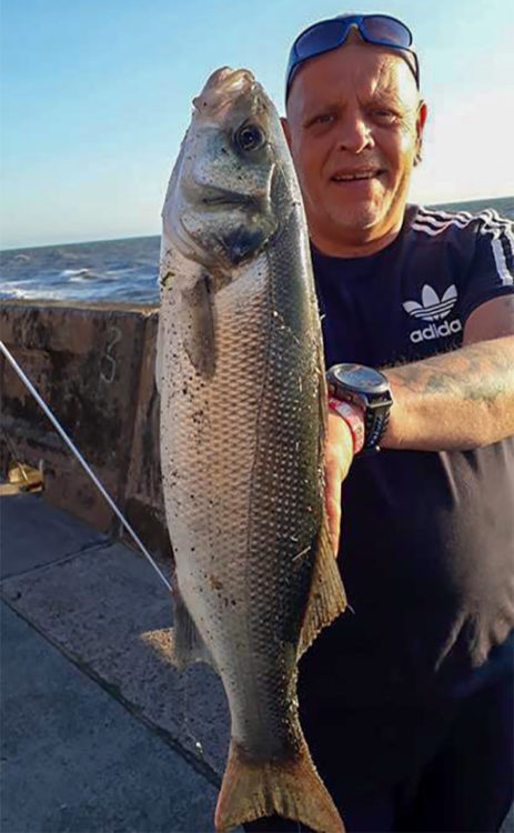 Tony Baxter with a bass 
