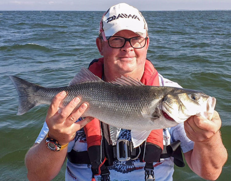 Mark with one of his bass