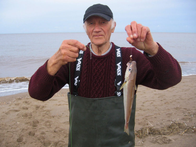 Gordon Nelson with guess what - another whiting