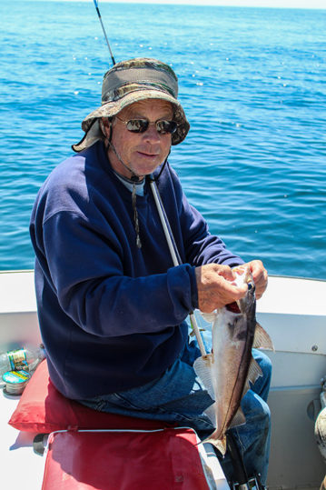 Dave with a Maine haddock