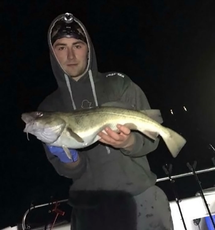 Joe Green with his PB cod