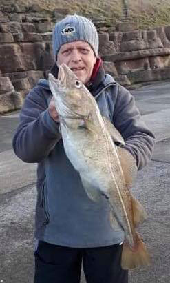 Tony Baxter with a Gynn Wall cod